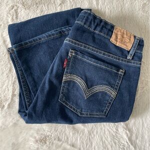 Levi’s Skinny 711 girls jeans Youth Sz 14. Dark blue